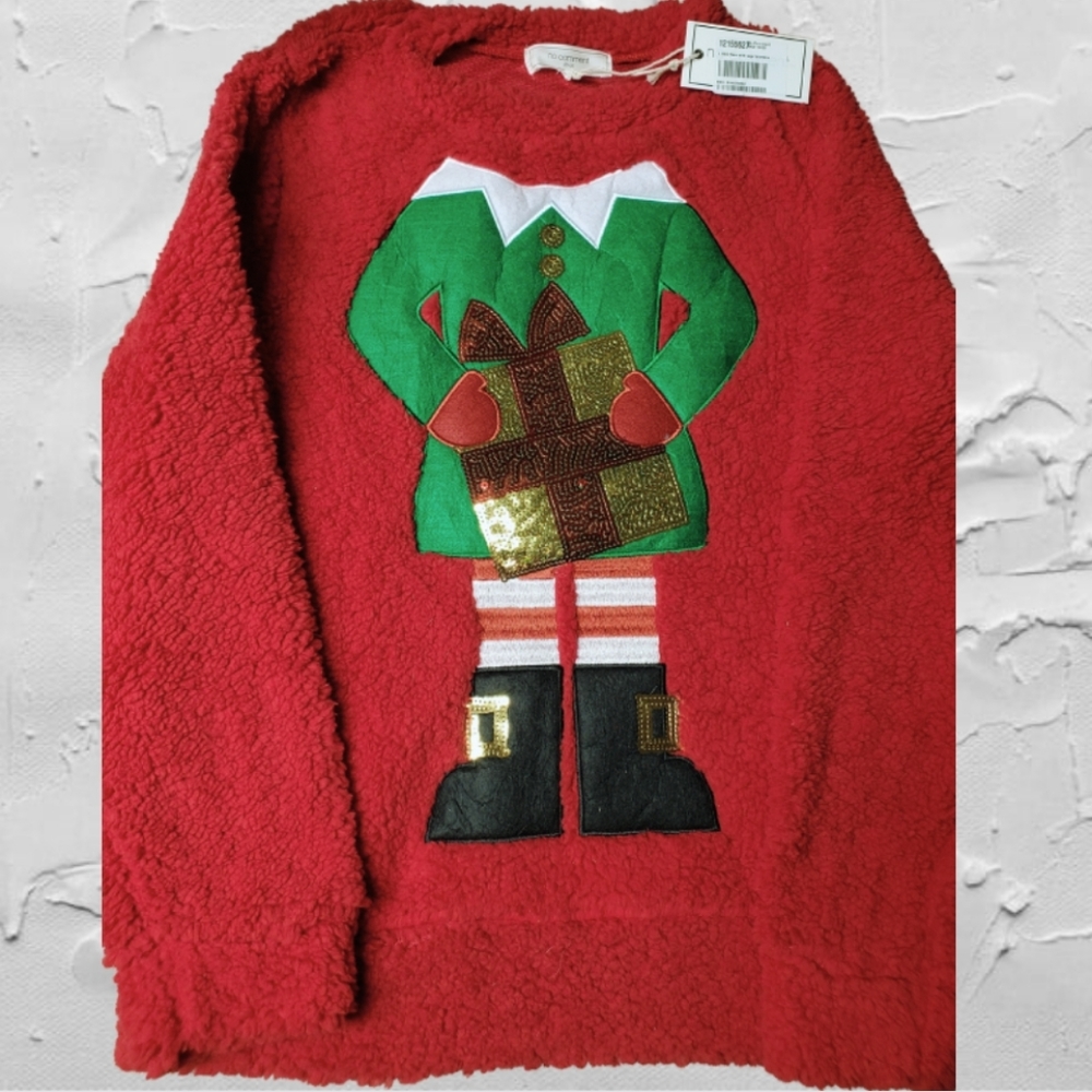 ⛔️SOLD⛔️NWT Macy's Brand Ugly Christmas Sweater Holiday Fleece Size Large